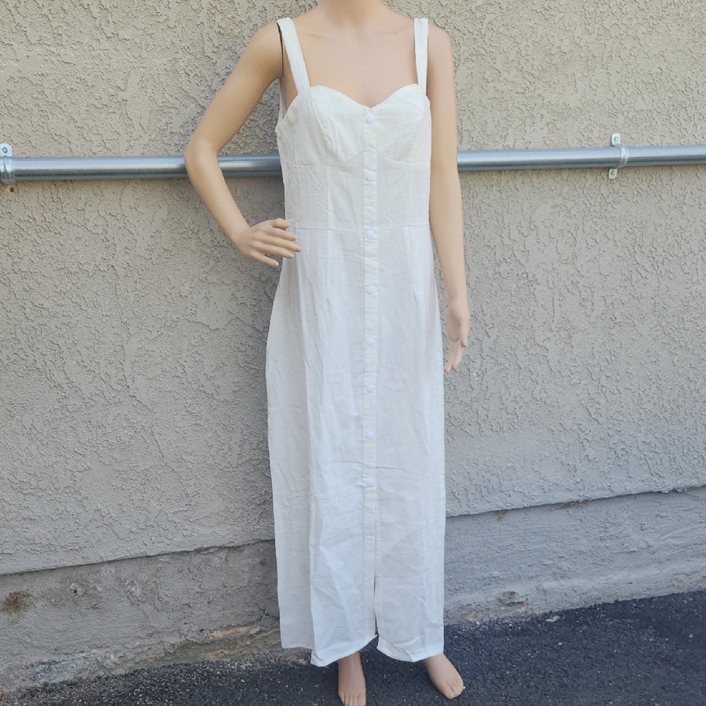 SHEIN White Textured Fabric